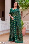 Glory By Kashvi Georgette Bandhej Saree